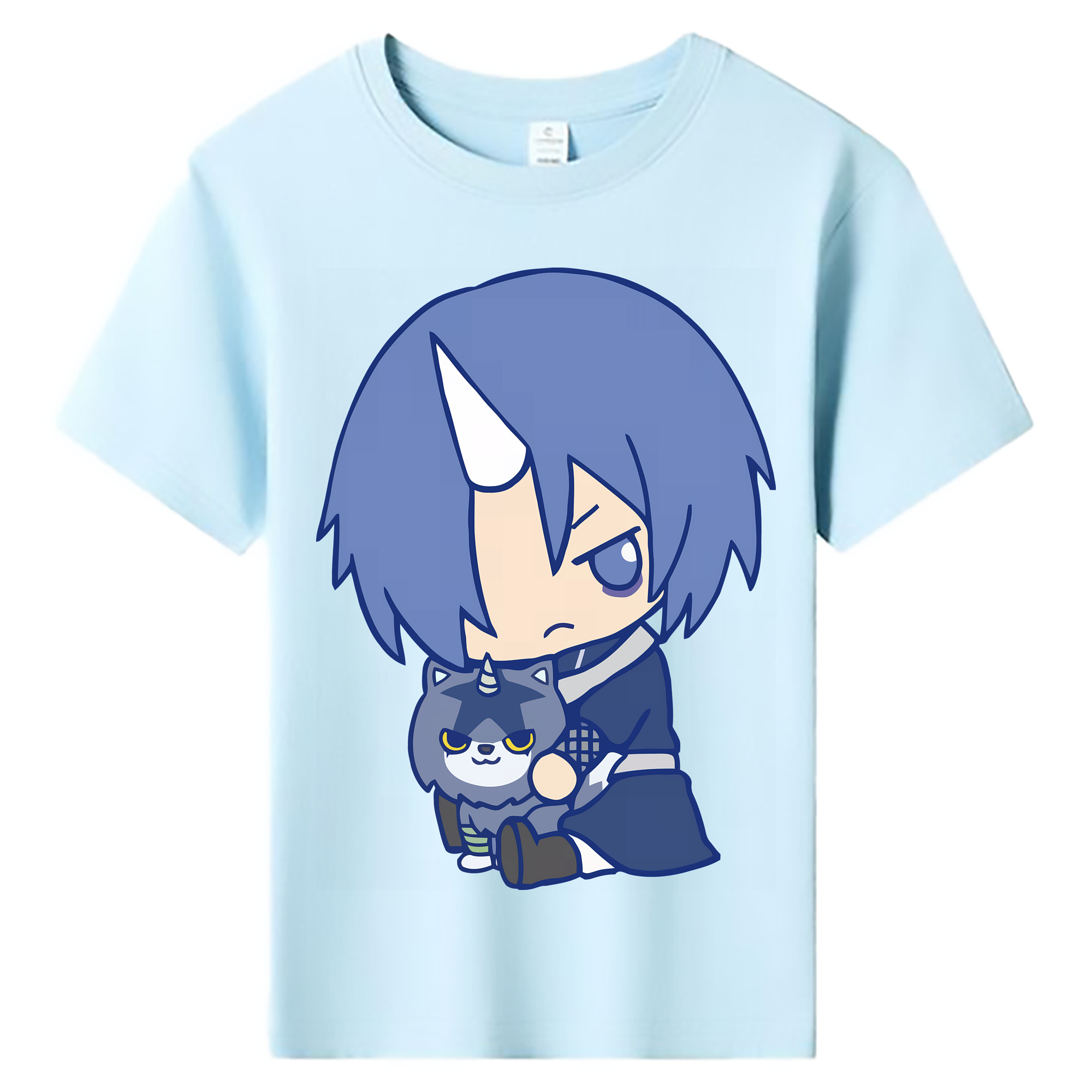 （画像用） 転スラ Regarding Reincarnated to Slime 綿100％キッズTシャツ（フロントプリント）